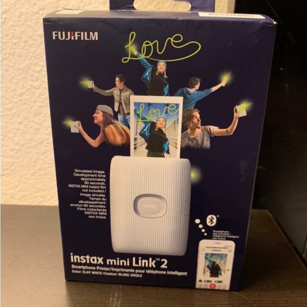 FujiFilm Instax Mini Link 2 (Bluetooth Polaroid Printer) (New)